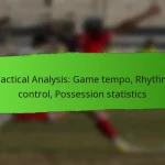 Tactical Analysis: In-game adjustments, Tactical flexibility, Player roles
